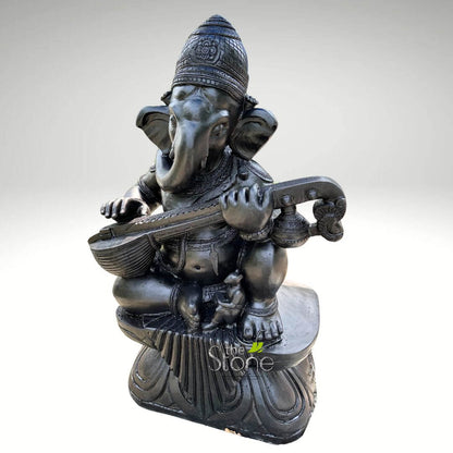 Ganesha Playing Sitar Statue 5ft