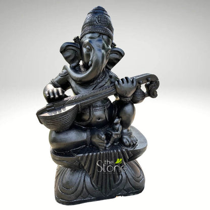 Ganesha Playing Sitar Statue 5ft
