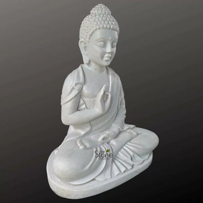 18 inch Marble Buddha Statue