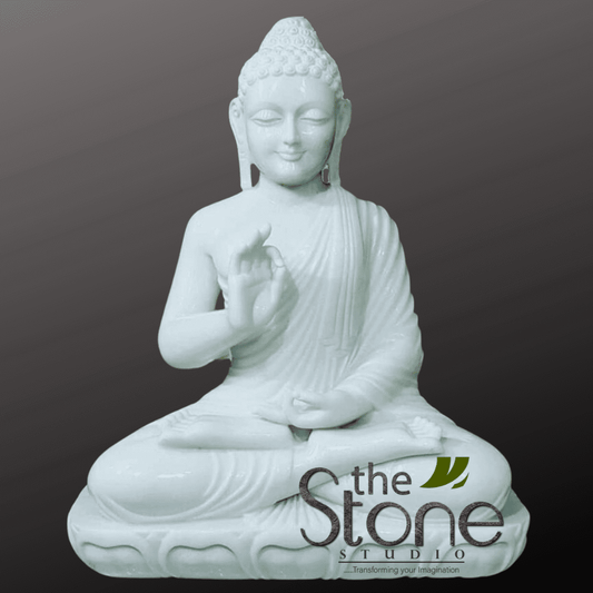 Marble Buddha Statue 24″