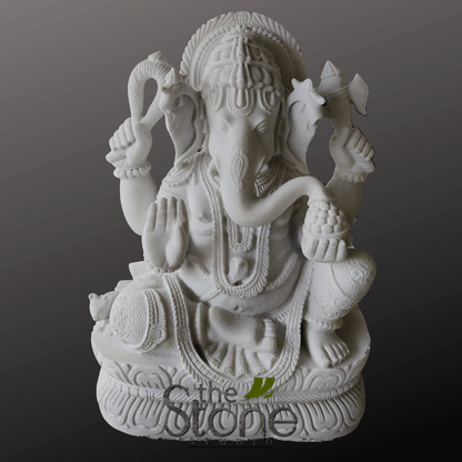 Marble Ganesh Idol 2.5ft