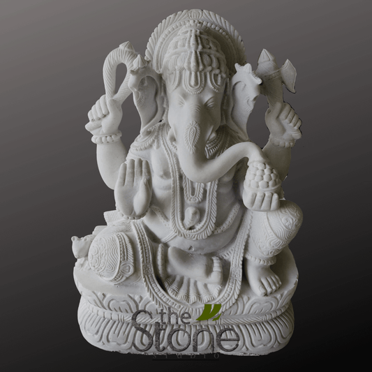 Marble Ganesh Idol 2.5ft