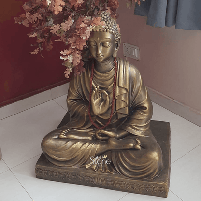 Metal Buddha 3ft