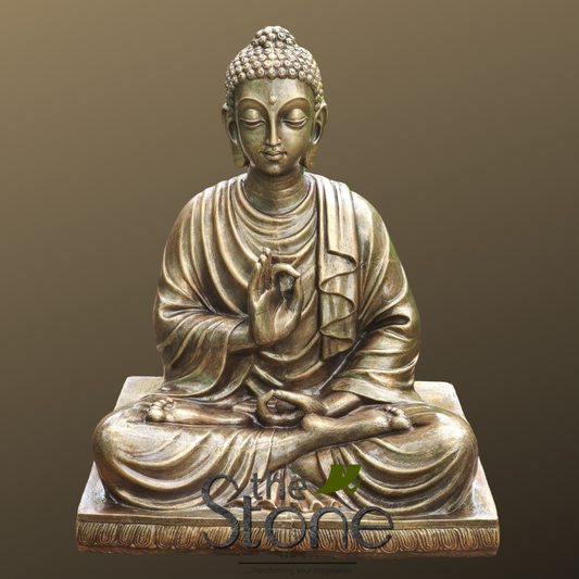 Metal Buddha 3ft