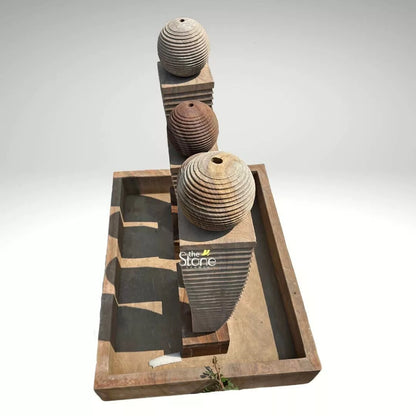Four Pillar Garden Fountain 4ft