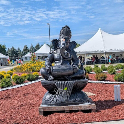 Dholak Ganesha Statue 5ft