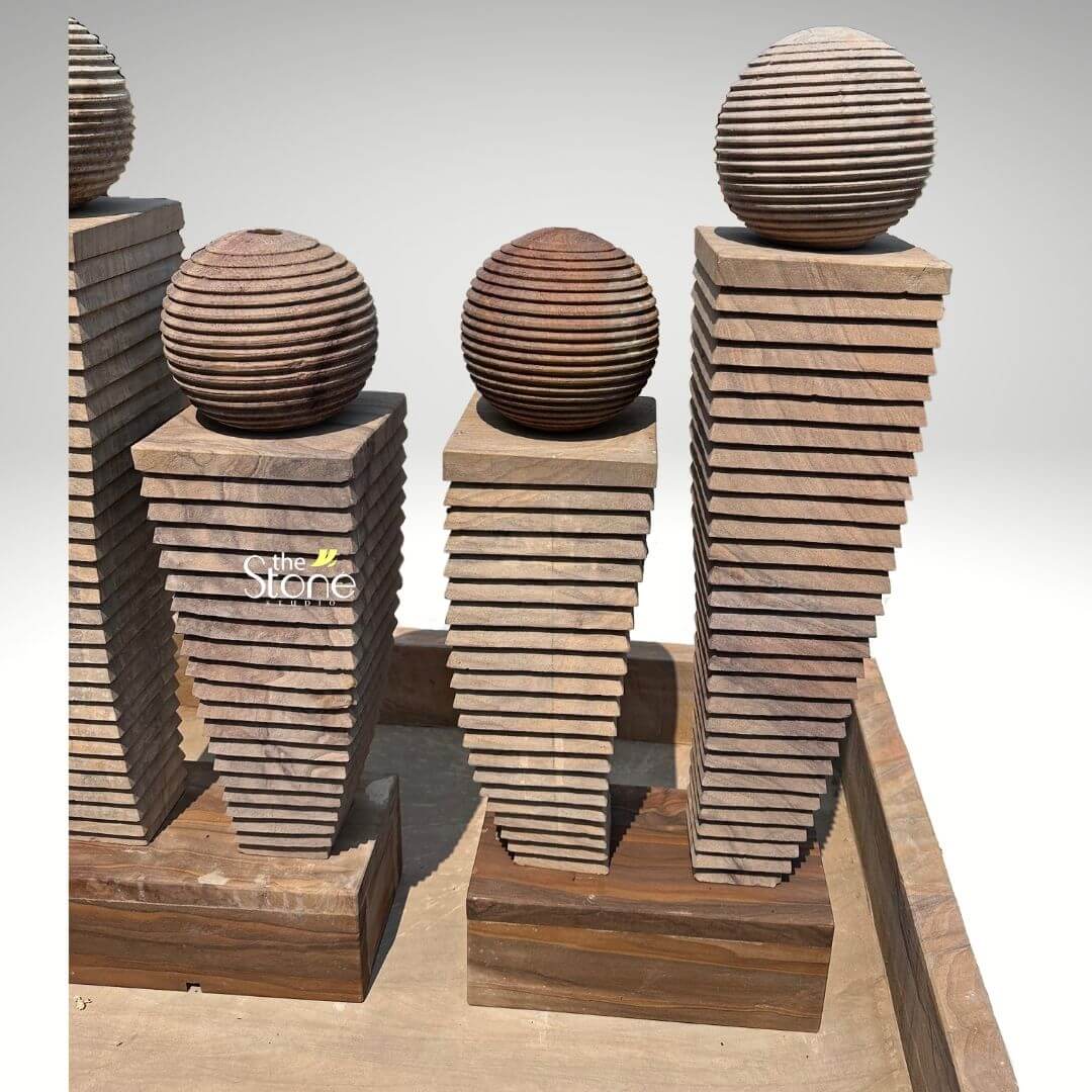 Four Pillar Garden Fountain 4ft