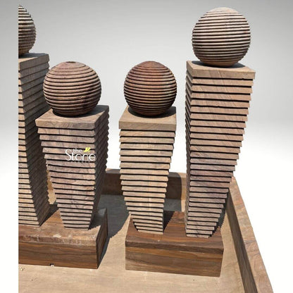 Four Pillar Garden Fountain 4ft