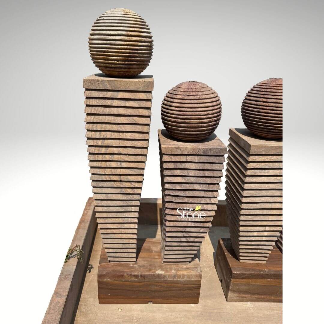Four Pillar Garden Fountain 4ft