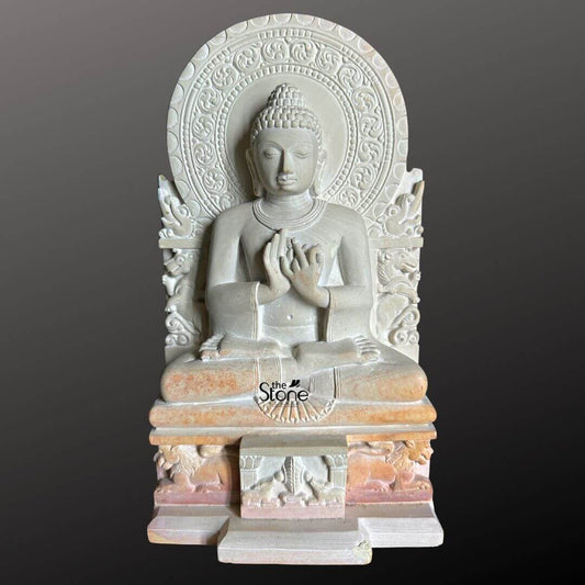 Sarnath Buddha Stone Statue 10″