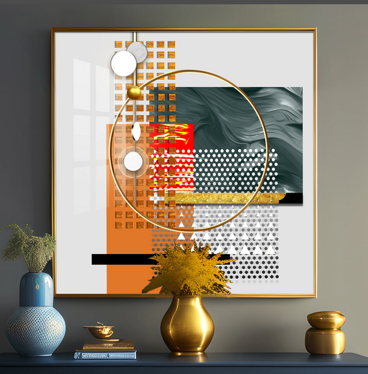 Multiple Figures Premium Acrylic Square Wall Art