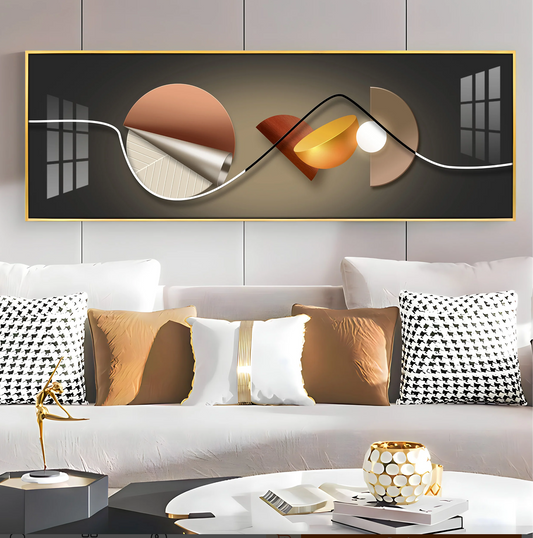Floating Figures Premium Acrylic Horizontal Wall Art