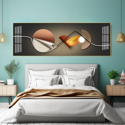 Floating Figures Premium Acrylic Horizontal Wall Art