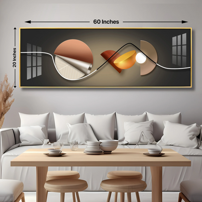 Floating Figures Premium Acrylic Horizontal Wall Art
