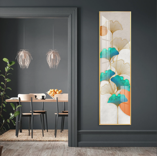 Framed Flowers Premium Acrylic Vertical Wall Art