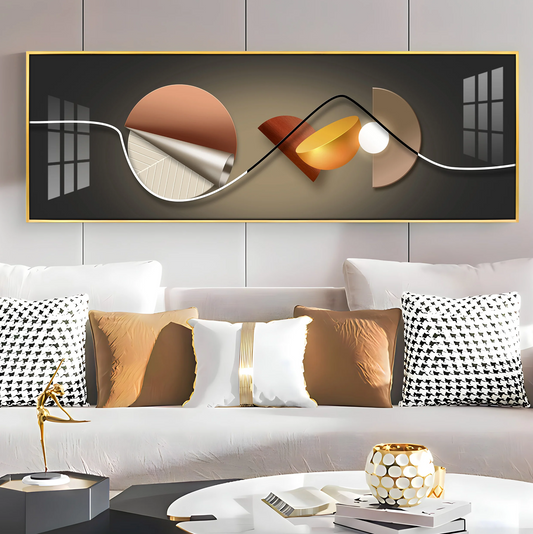 Floating Figures Premium Acrylic Horizontal Wall Art