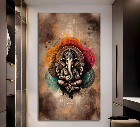 YF Ethnic Look Ganesha Ji Painting