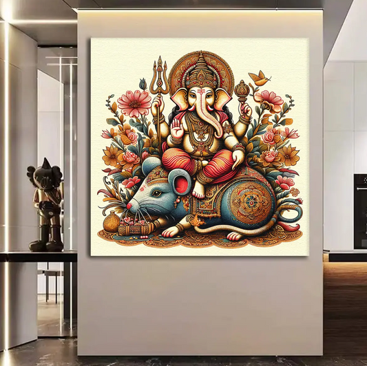 YF Marvellous Ganpati Art for Living Room