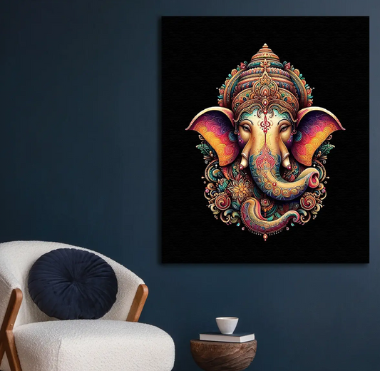 YF Modern Abstract Ganesha Painting