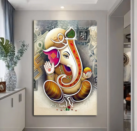 YF Shri Ganesh Traditional Painting
