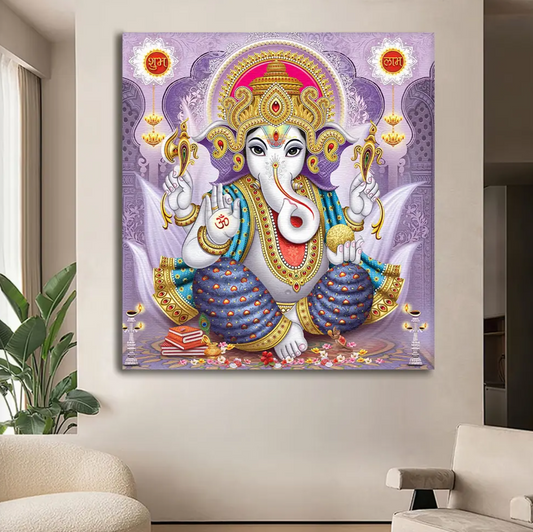 YF Traditional Look Ganesha Painting