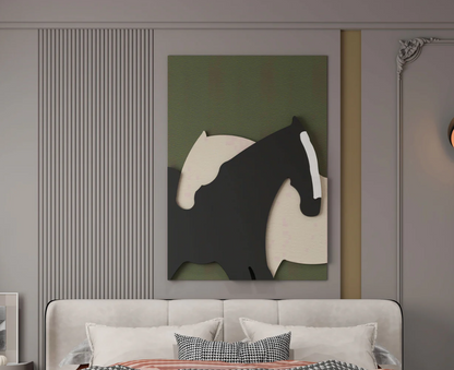 AWA - 2 horse 3D Wall Art