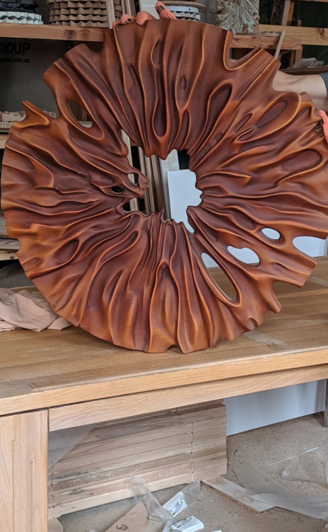 AWA -3D Draped Effect round wall art