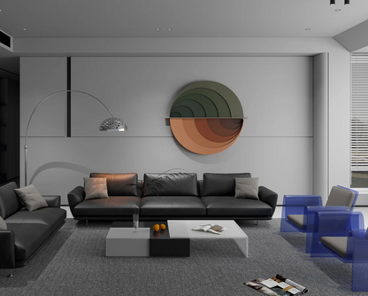 AWA - 3D Draped Effect round wall art