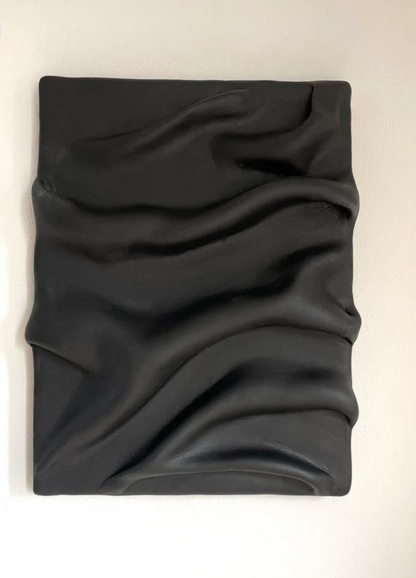 AWA - 3D Draped Fabric Effect round wall art