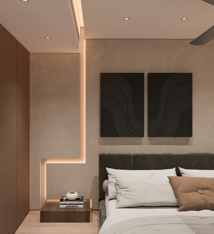 AWA - 3D Abstract Wall Art - (Set of 2)