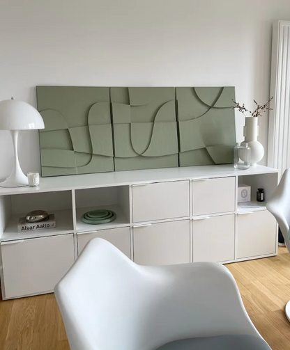 AWA - 3D Abstract modern texture wall art(Set of 3)