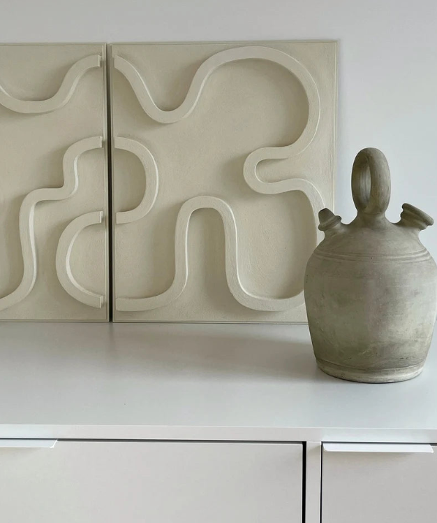 AWA - 3D Abstract Relief Wall Art (Set of 2)