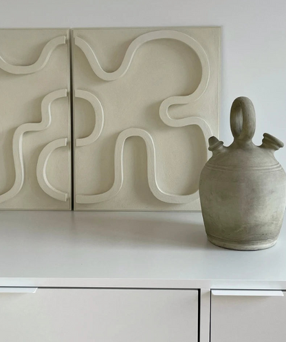 AWA - 3D Abstract Relief Wall Art (Set of 2)