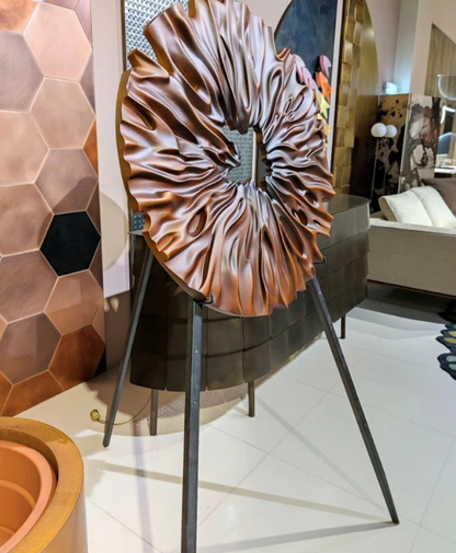 AWA -3D Draped Effect round wall art