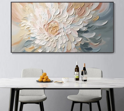 AWA - 3D Minimalist flower texture wall art