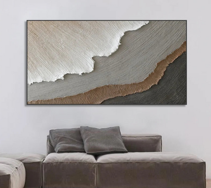 AWA - 3D Minimalist Ocean texture wall art