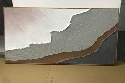 AWA - 3D Minimalist Ocean texture wall art