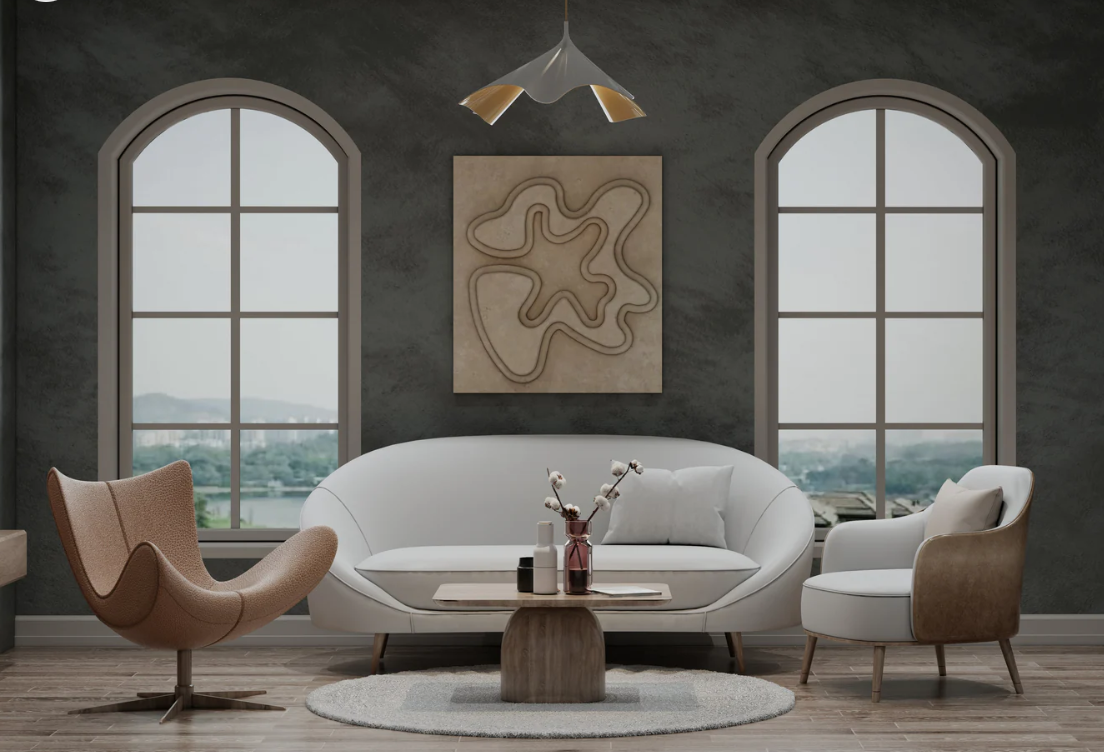 AWA - 3D Minimalist wall art.