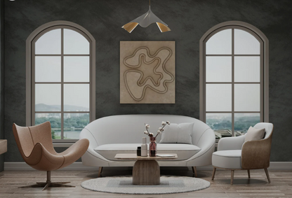 AWA - 3D Minimalist wall art.