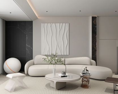 AWA - 3D Minimalist Waves wall art