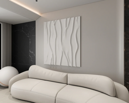AWA - 3D Minimalist Waves wall art