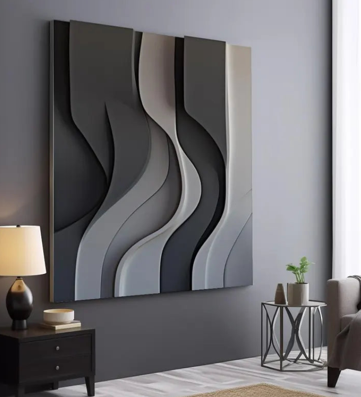 AWA - Abstract Colour 3D Wall Art