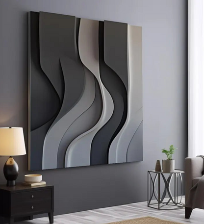 AWA - Abstract Colour 3D Wall Art