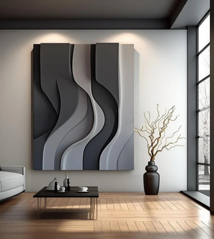 AWA - Abstract Colour 3D Wall Art