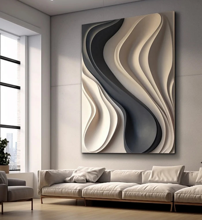 AWA - Abstract Colour 3D Wall Art