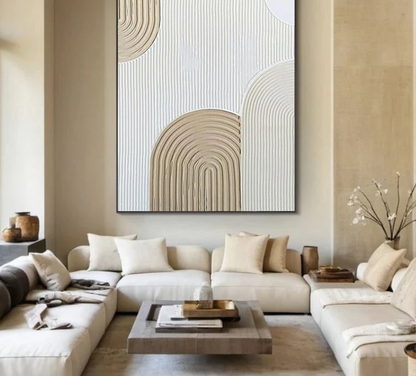 AWA - Abstract 3D hand wall art