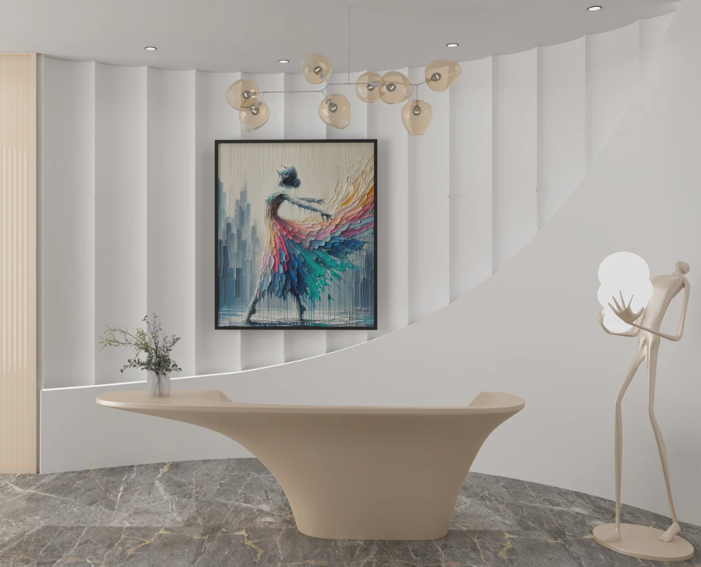 AWA - Abstract Lady 3D wall art