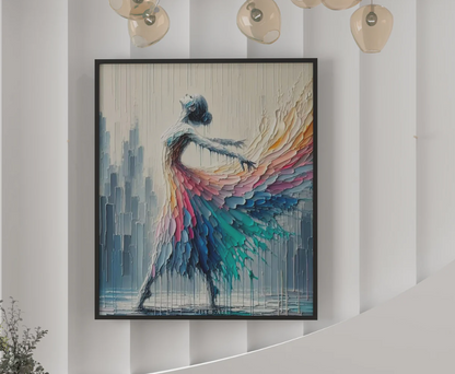 AWA - Abstract Lady 3D wall art
