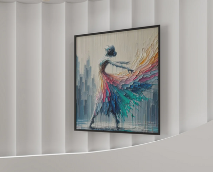 AWA - Abstract Lady 3D wall art