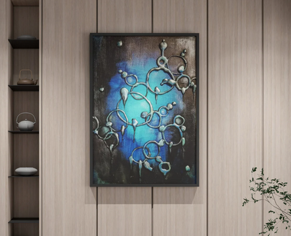 AWA - abstract 3D wall art